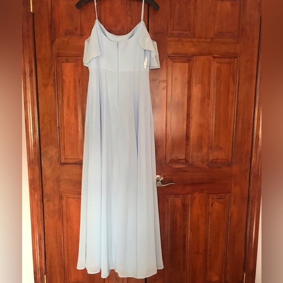 Cold Shoulder Dress with Pockets - Picture 8 of 8